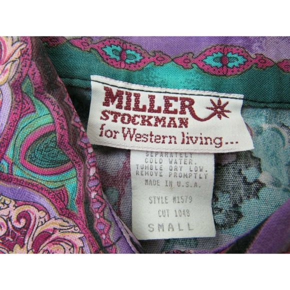 Miller Stockman Womens Western Shirt - Picture 4 of 5